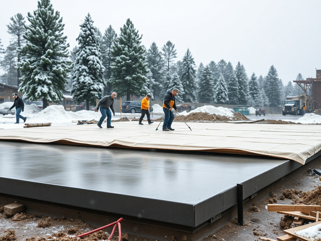 Pouring Concrete at 7,000 Feet: What Cold-Weather Curing Actually Involves